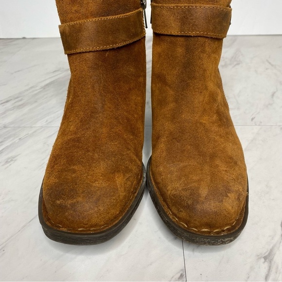 New! Born Morocco Brown Distressed Suede Bootie 6 1/2 - Picture 10 of 14